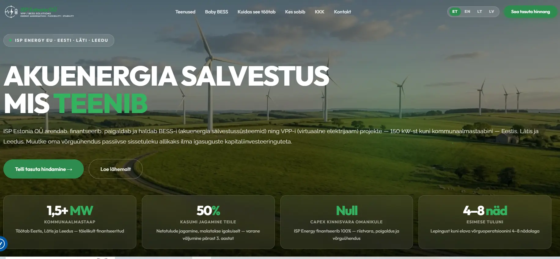 ISP Energy EU koduleht